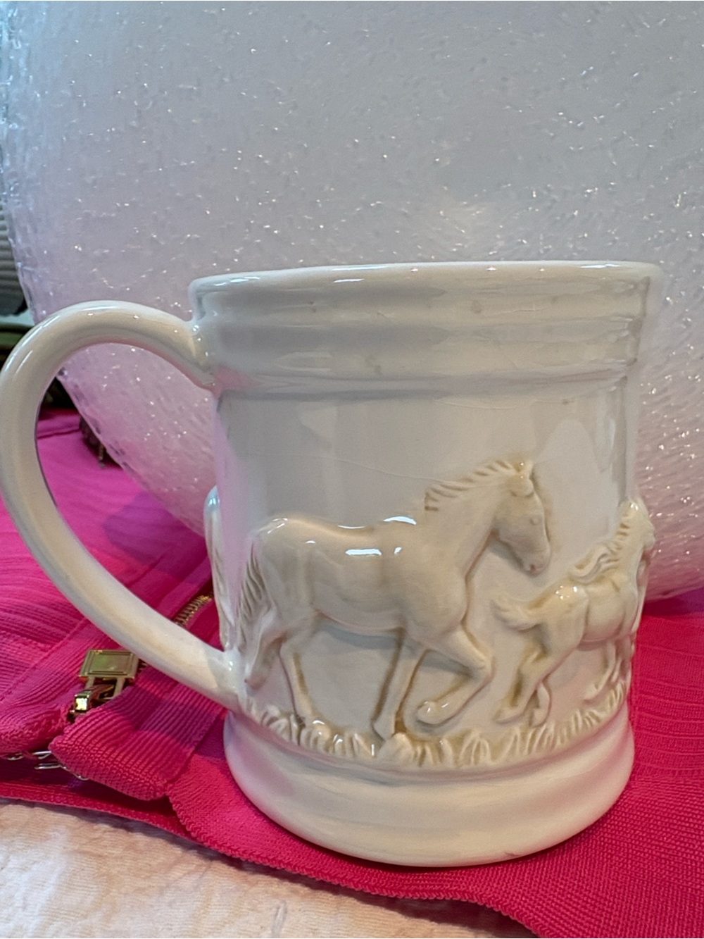 Vintage Equine Elegance Mug Horses Big Sky Carvers Carol Grende🐴🐎